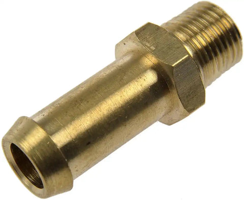 Dorman 787-018 Fuel Line Fitting AutoGrade ™ OE Replacement Straight Male 3/8 Inch x 1/8 Inch MNPT Brass