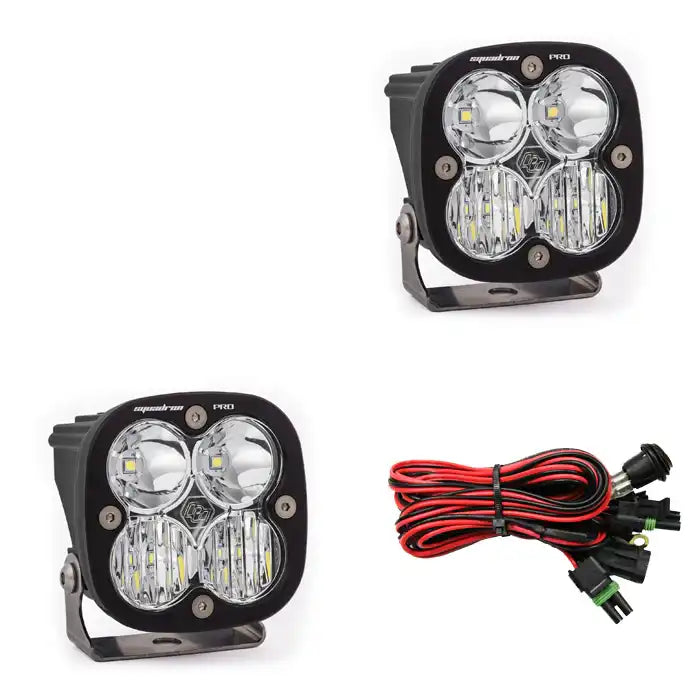 Baja Design 497803 Driving/ Fog Light Squadron Pro LED Bulb 4 Cree LED 3 Inch Squ