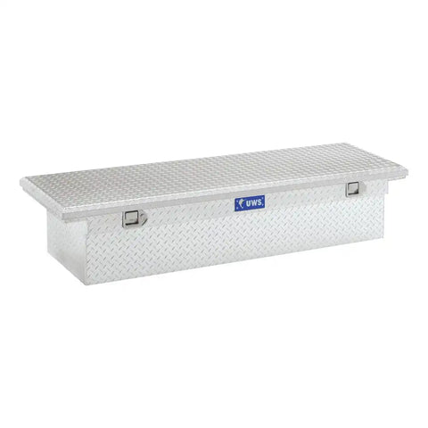 UWS TBS-63-LP Tool Box Crossover Low Profile Single Lid Diamond Tread Bright Alu