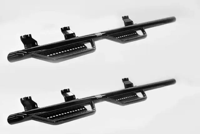 Ranch Hand RSC171C8B4W Nerf Bar - Truck Wheel to Wheel With Drop Down Steps Without