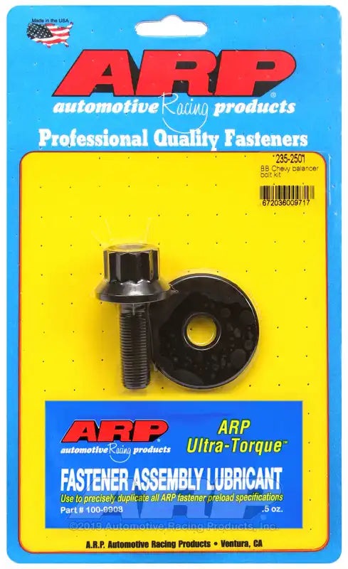 ARP Auto Racing 235-2501 Harmonic Balancer Bolt For Use With Chevy Big Block 13/16 