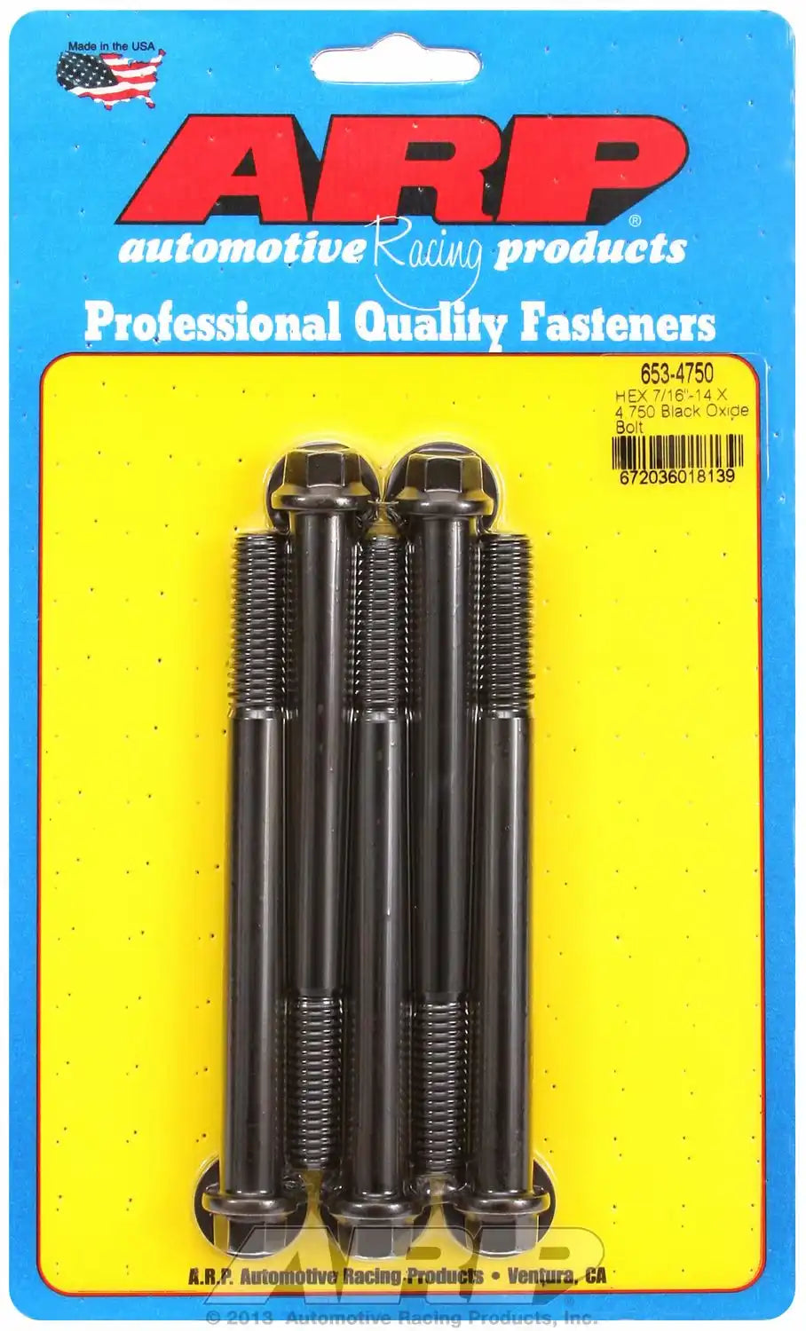 ARP Auto Racing 653-4750 Bolt Standard Bolt 7/16 Inch - 14 Thread Size 4.750 inch 