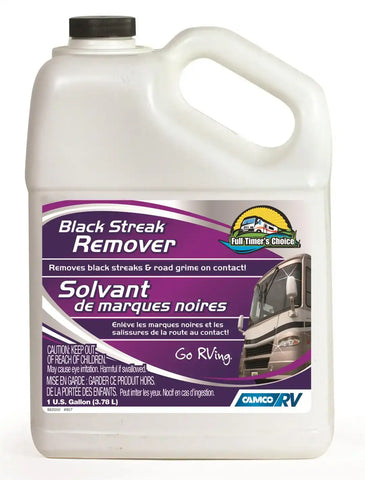 Camco 41006 Black Streak Remover Use To Remove Black Streaks Caused By Water Runoff 1 Gallon Single