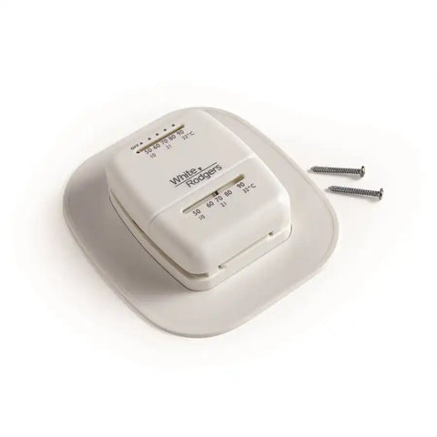 Camco 09231 Wall Thermostat Single Stage For Heat Only Not Programmable Mechanical Readout