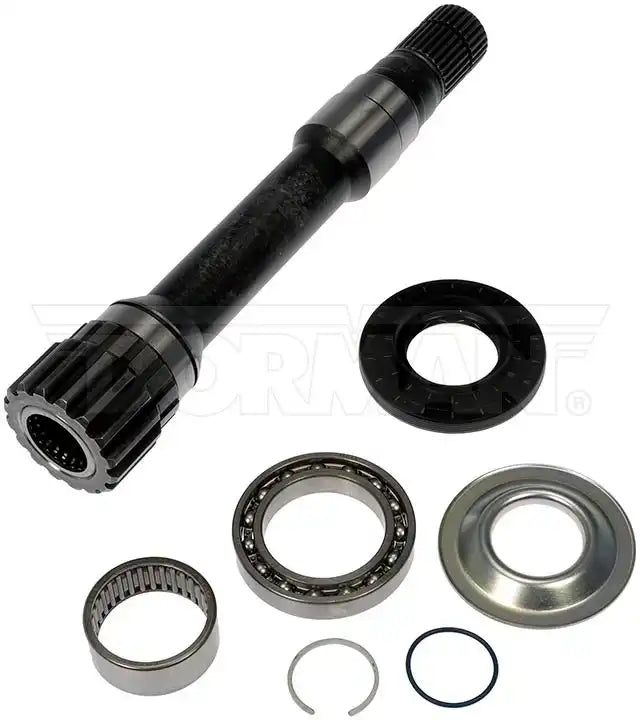 Dorman 630-446 Axle Shaft OE Solutions ™ OE Replacement 16 Inboard Splines And 29 Outboard Splines With Retainer Clip/ O-ring/ Dust Shield/ Bearings/ Axle Shaft Seal Steel Single