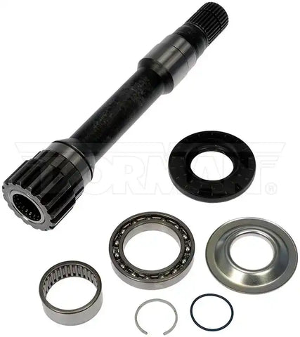 Dorman 630-446 Axle Shaft OE Solutions ™ OE Replacement 16 Inboard Splines And 29 Outboard Splines With Retainer Clip/ O-ring/ Dust Shield/ Bearings/ Axle Shaft Seal Steel Single
