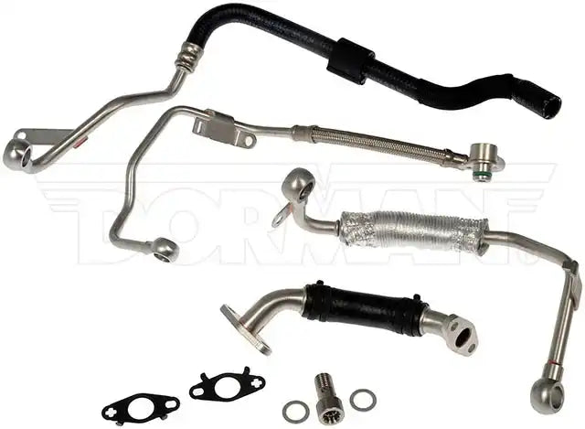 Dorman 667-072 Turbocharger Oil Return Kit OE Solutions ™ OE Replacement Aluminum With Coolant Return Line/ Turbo Oil Line/ Oil Return Line