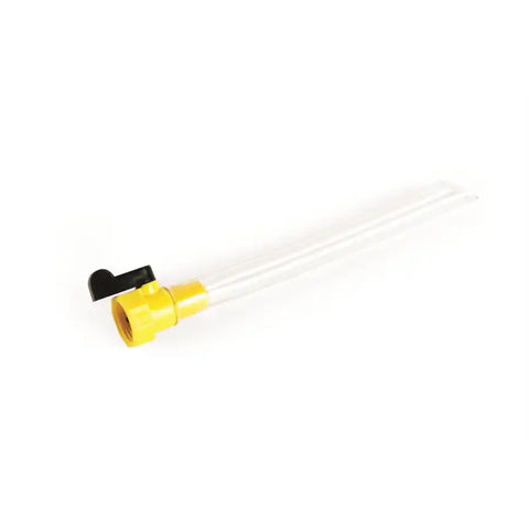 Camco 40003 Fresh Water Tank Filler For Increased Filling Speed and Capacity When Filling Fresh Water Tank 5/8 Inch Diameter With Shut Off Valve