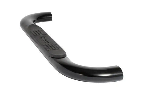 Dee Zee DZ372519 Nerf Bar With Step Pads 4 Inch Oval Bent Powder Coated Black St