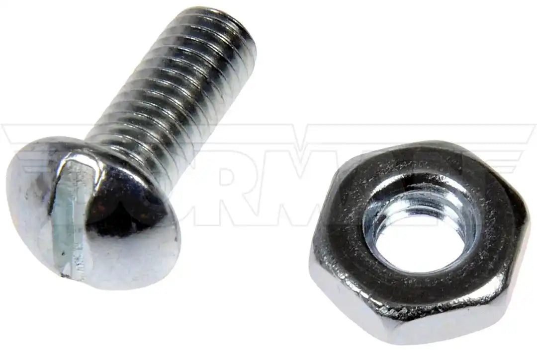 Dorman 784-712D Screw OE Solutions ™ Self Tapping Screw Number 10-32 Thread Size Flat Head Steel With 8 Machine Screws And 8 Nuts