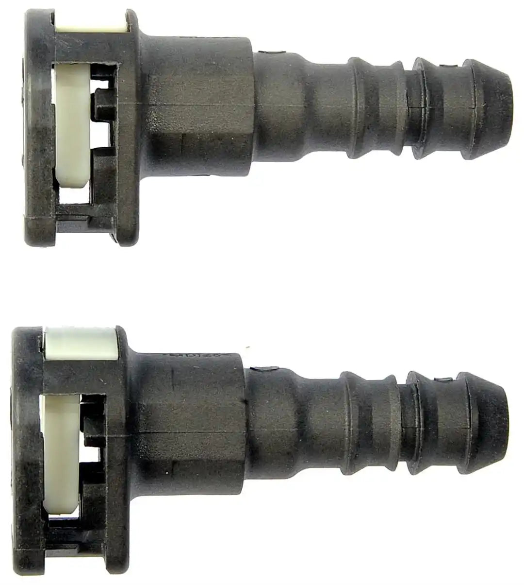 Dorman 800-119 Adapter Fitting OE Solutions ™ 5/16 Inch Steel Pipe To 3/8 Inch Nylon Tubing Gray Plastic Set Of 2