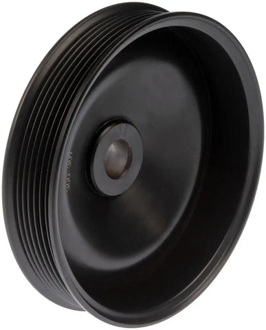 Dorman 300-307 Power Steering Pump Pulley OE Solutions ™ OE Replacement 7 Groove Serpentine Belt Black Steel