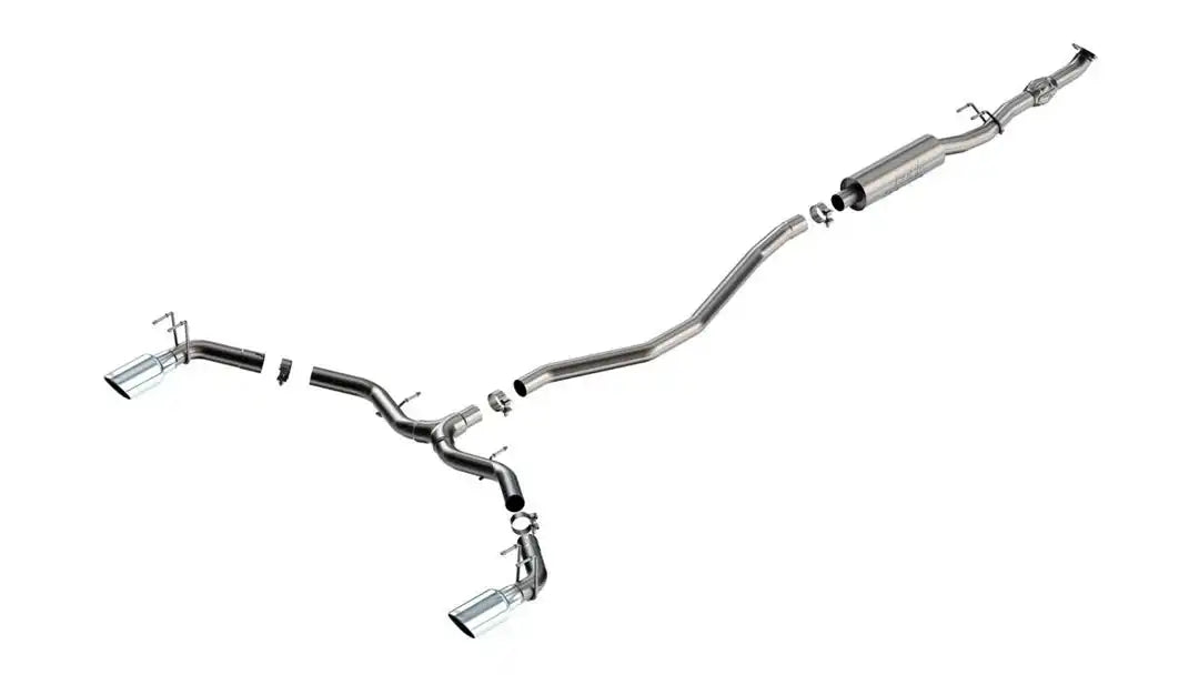 Borla 140922 Exhaust System Kit S-Type Cat Back System T-304 Stainless Steel With 