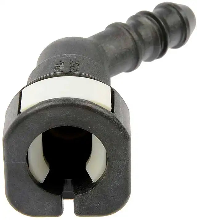 Dorman 800-122 Adapter Fitting OE Solutions ™ 5/16 Inch Steel Pipe To 5/16 Inch Nylon Tubing/ 45 Degree Bend Gray Plastic Set Of 2