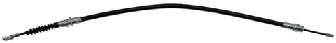 Dorman C126834 Parking Brake Cable First Stop ™ OE Replacement 27 Inch Cable Length/ 18.31 Inch Conduit Length Square Eyelet End Type/ Inline Barrel End Type Assembly