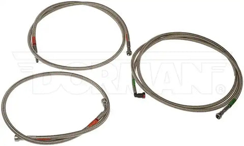 Dorman 819-003 Fuel Line OE Solutions ™ OE Replacement 70 Inch/ 46 Inch/ 122 Inch Length 13.5 Millimeter/ 12 Millimeter Outside Diameter Silver Stainless Steel/ PTFE