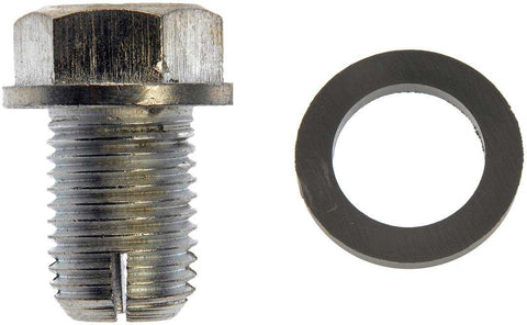 Dorman 65217 Oil Drain Plug AutoGrade ™ Oil-Tite! 6 Point Head M14-1.50 Thread Single Oversize Without Magnetic Tip With Gasket
