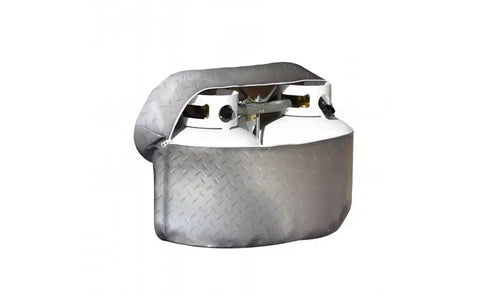 Adco 2712 Propane Tank Cover For Double 20 Pound Tanks Vinyl Diamond Plated Steel 
