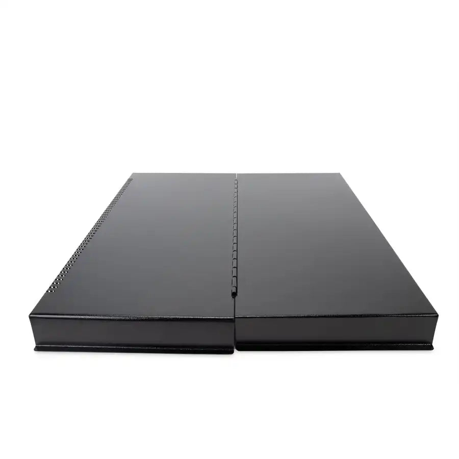 Camco 43554 Stove Top Cover Universal Fit Black Powder Coated Steel Does Not Silence Stove Rattles