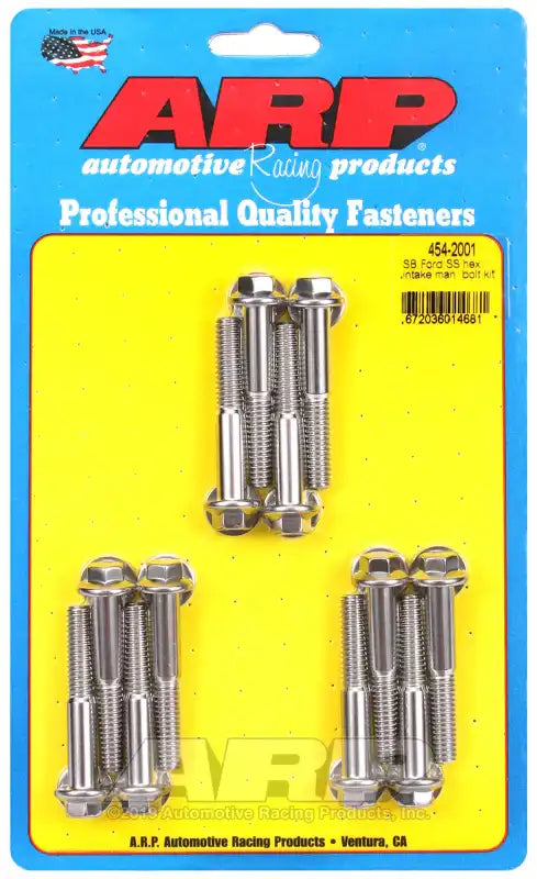 ARP Auto Racing 454-2001 Intake Manifold Bolt For Use With Ford 260/ 289/ 302/ 351W