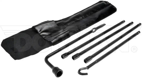Dorman 926-809 Spare Tire Tool Kit OE Solutions ™ OE Replacement With 1 Lug Wrench/ 1 Jack Arm/ 3 Extension Arms/ 1 Tool Kit Sleeve