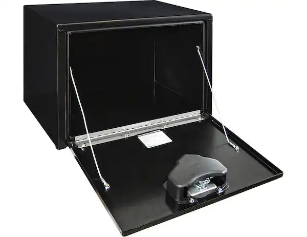 Buyers Products 1702300 Tool Box Underbody 1 Recessed Drop Door Smooth Gloss Bla