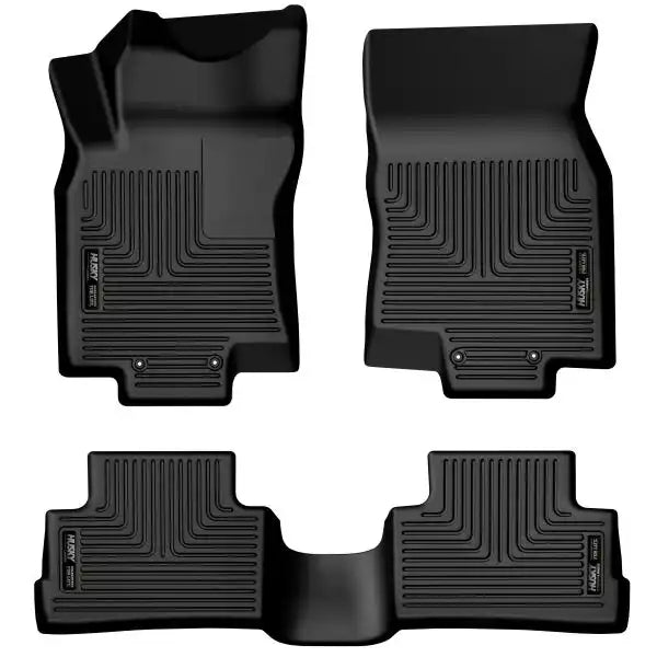 Husky Liner 99451 Floor Liner WeatherBeater Molded Fit Raised Ridge Black TPO (
