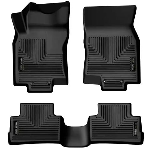 Husky Liner 99451 Floor Liner WeatherBeater Molded Fit Raised Ridge Black TPO (