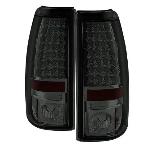 Spyder Automotive 5001764 Tail Light Assembly LED Smoke Lens Chrome Plated Housing