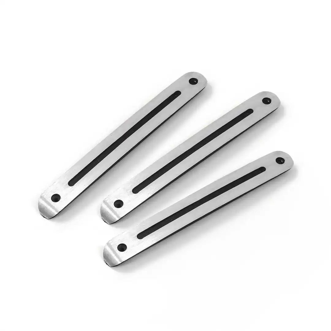 All Sales 3523K Exterior Door Handle Trim Black Set Of 3