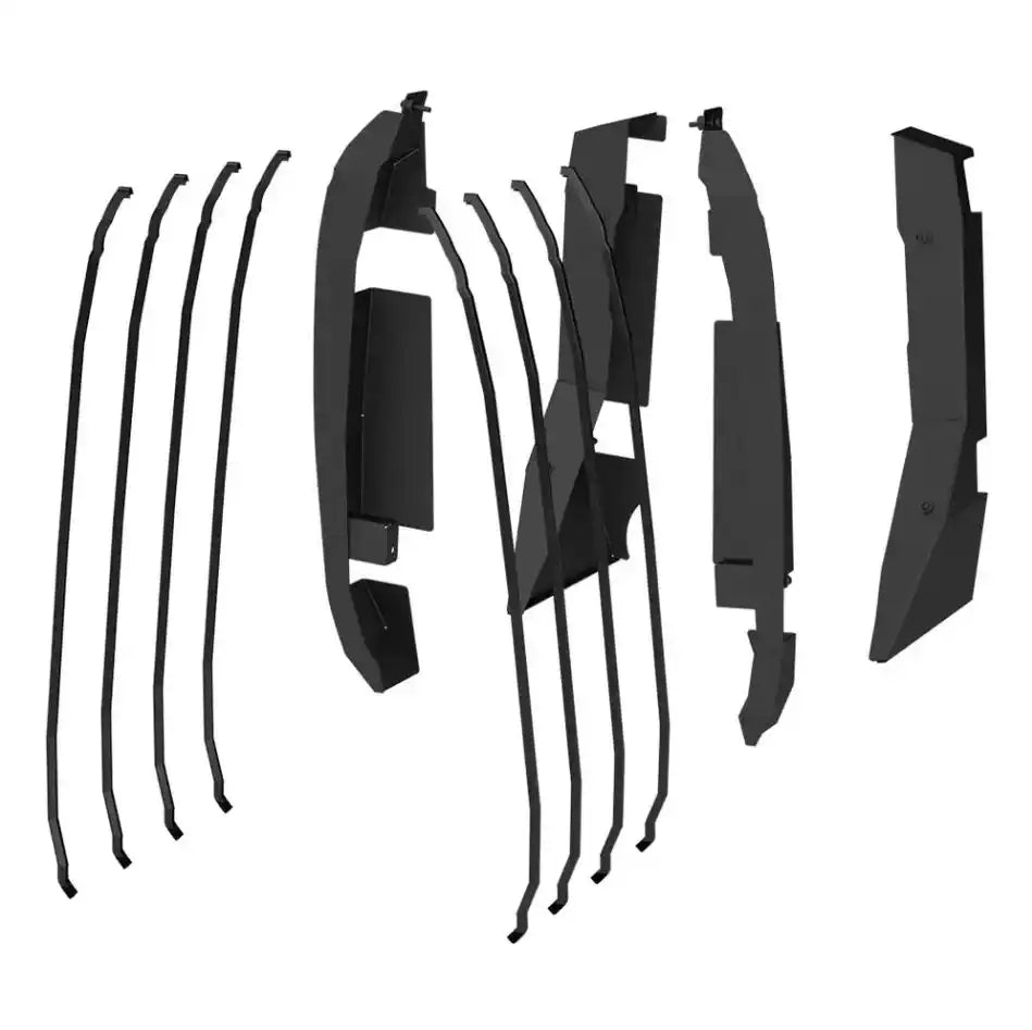 Aries 3500255 Door Hinge Protector For Use With Aries Tube Doors Black Steel 4 Pi
