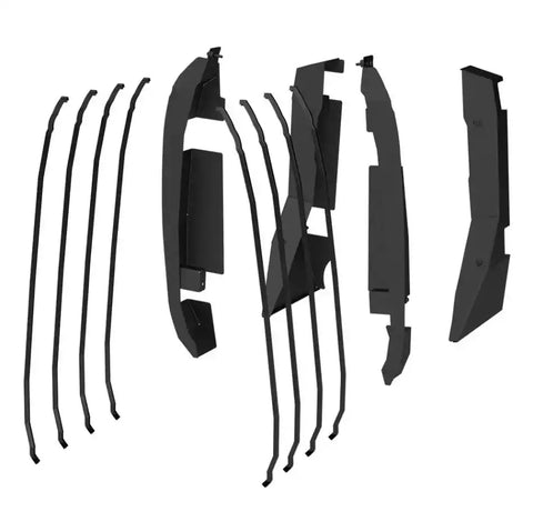Aries 3500255 Door Hinge Protector For Use With Aries Tube Doors Black Steel 4 Pi