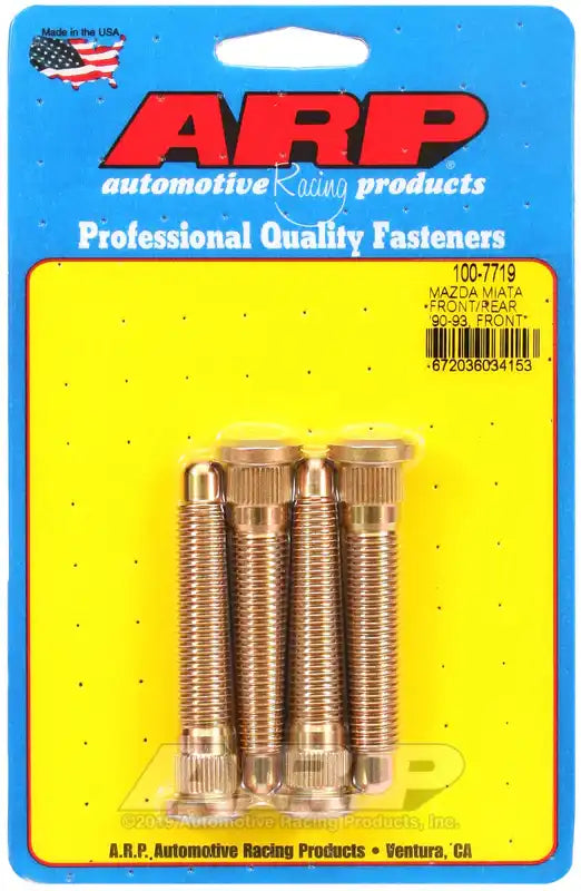ARP Auto Racing 100-7719 Wheel Stud 12 Millimeter x 1.5 Inch Thread Size 2.750 Inch