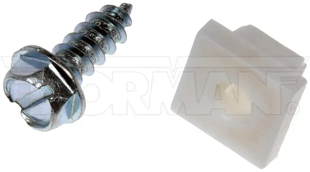 Dorman 785-148D License Plate Mounting Hardware OE Solutions ™ License Plate Fastener Number 14 x 3/4 Inch Size 3/4 Inch Length With 8 Fasteners