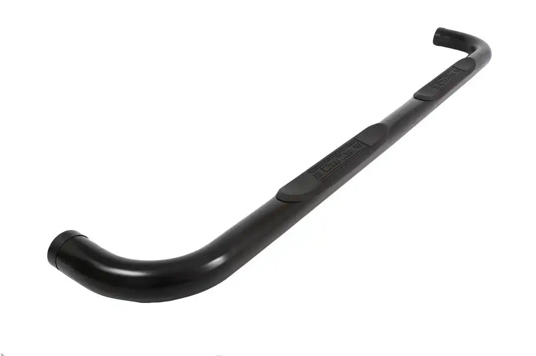 Dee Zee DZ372521 Nerf Bar With Step Pads 3 Inch Round Bent Powder Coated Black S