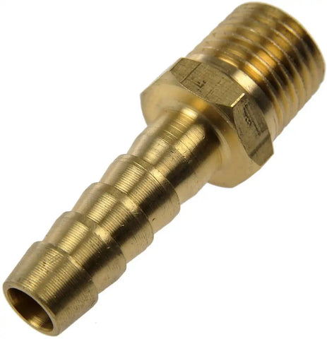 Dorman 785-414 Fuel Line Fitting AutoGrade ™ OE Replacement Straight Male 5/16 Inch x 1/4 Inch MNPT Brass