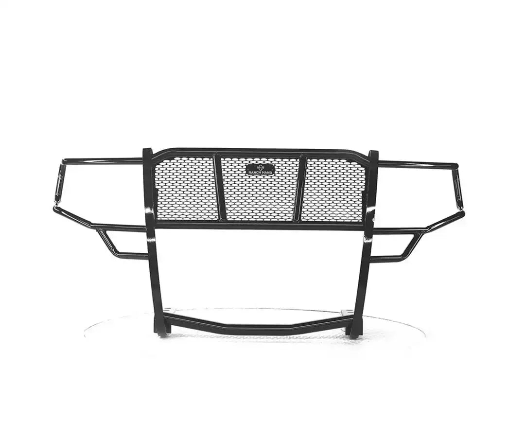 Ranch Hand GGF07HBL1 Grille Guard Legend Black Steel 4 Inch Diameter With Brush 
