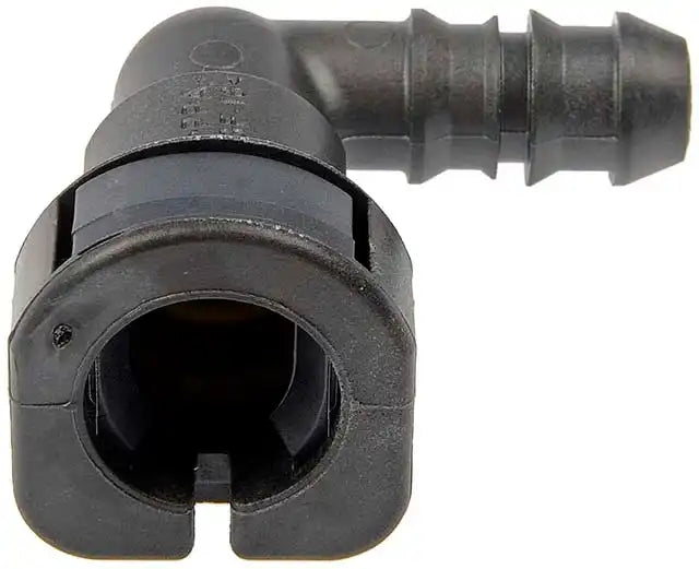 Dorman 800-125 Adapter Fitting OE Solutions ™ 3/8 Inch Steel Pipe To 3/8 Inch Nylon Tubing/ 90 Degree Bend Gray Plastic Set Of 2