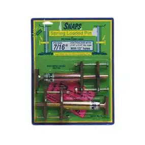 Barker Mfg. 26810 Trailer Landing Gear Pull Pin Heavy-Duty Snaps Use With 2-1/4 Inc
