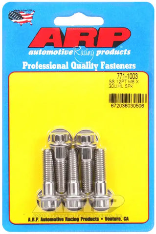 ARP Auto Racing 771-1003 Bolt Metric Bolt 8 Millimeter x 1.25 Thread Size 30 Milli