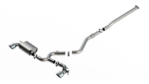 Borla 140926 Exhaust System Kit ATAK  Series Cat Back System T-304 Stainless Steel