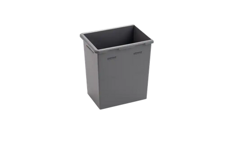 Decked A0085-DSBN-GRY Bin Box Stash Bins Deep 8-1/2 Inch Width x 6.4 Inch Length x