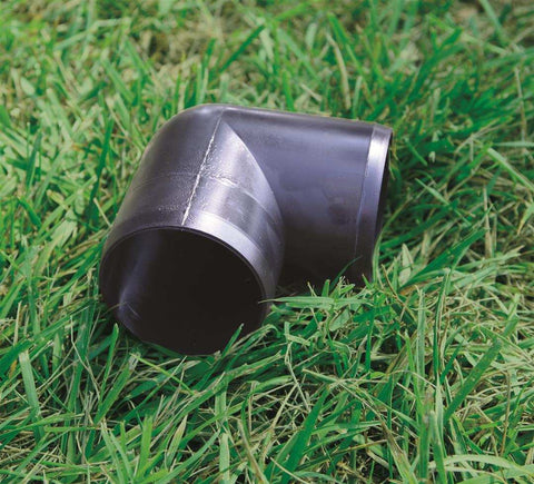 Camco 39232 Sewer Hose Connector To Connect Two Sewer Hoses Together To Go Around A Corner 90 Degree Splicer Elbow Black