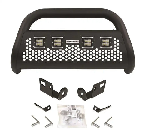 Go Rhino 55664LT Bull Bar Rhino! Charger- RC2 Light Ready Black Textured Powder Co