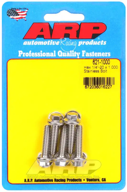ARP Auto Racing 621-1000 Bolt Standard Bolt 1/4 Inch - 20 Thread Size 1.000 Inch U