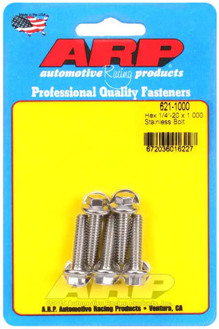 ARP Auto Racing 621-1000 Bolt Standard Bolt 1/4 Inch - 20 Thread Size 1.000 Inch U