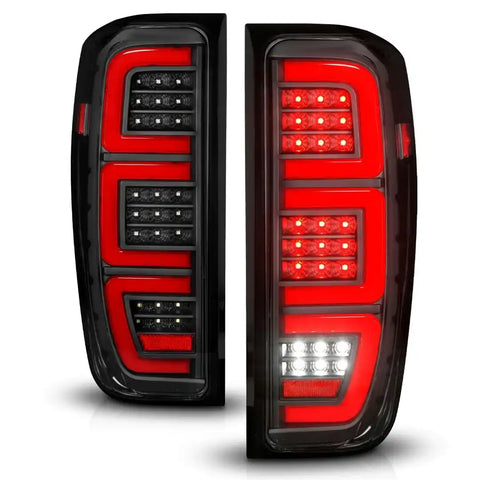 ANZO USA 311457 Tail Light Assembly LED Clear Lens Black Housing Red Brake Light/