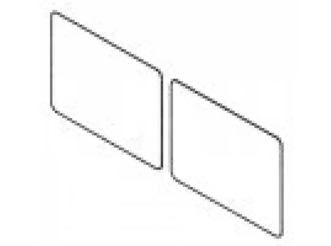 Yakima 8810072 Roof Rack Mounting Kit Hardware Q Clip Replacement Vinyl Pads For Q-