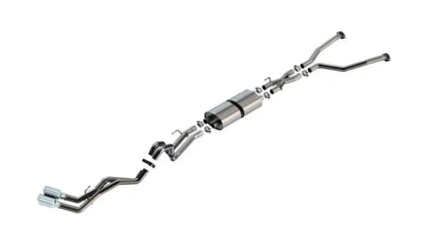 Borla 140939 Exhaust System Kit S-Type Cat Back System T-304 Stainless Steel With 