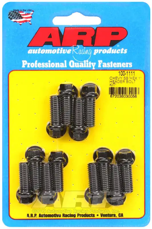 ARP Auto Racing 100-1111 Exhaust Header Bolt For Use With Chevy Small Block 3/8 - 1